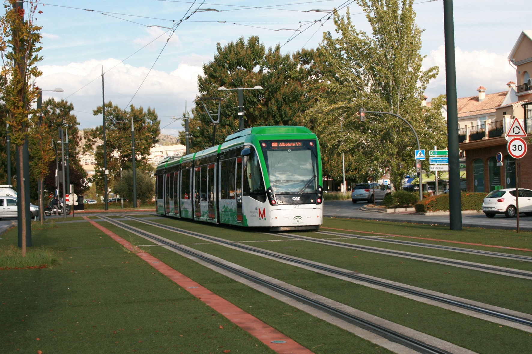 Metro de Granada prestará por primera vez en su historia servicio